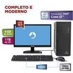 Ficha técnica e caractérísticas do produto Computador Positivo Station 41TBi Core I3 4GB 1TB 19.5" Linux - Preto