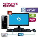 Ficha técnica e caractérísticas do produto Computador Positivo Stilo DSi3150 Celeron 4GB 500GB 19.5" Linux - Preto