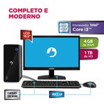Ficha técnica e caractérísticas do produto Computador Positivo Stilo DS7667 Core I3 4GB 1TB 19.5" Windows 10 Home - Preto