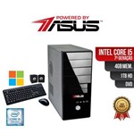 Ficha técnica e caractérísticas do produto Computador Powered By ASUS Core I5 7 Geração 4gb Ddr4 HD 1Tb DVD Windows + Kit