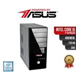 Ficha técnica e caractérísticas do produto Computador Powered By ASUS Core I5 7 Geração 4gb Ddr4 HD 1Tb DVD
