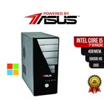Ficha técnica e caractérísticas do produto Computador Powered By ASUS Core I5 7 Geração 4gb Ddr4 HD 500Gb DVD Windows