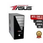 Ficha técnica e caractérísticas do produto Computador Powered By ASUS I3 7G 4gb 500Gb DVD