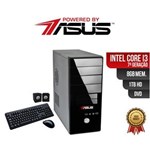 Ficha técnica e caractérísticas do produto Computador Powered By ASUS I3 7G 8Gb 1Tb DVD Kit