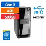 Ficha técnica e caractérísticas do produto Computador Premium Business Intel Core I3 4gb 500gb / Hdmi / Usb 3.0 - Premium