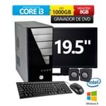 Ficha técnica e caractérísticas do produto Computador Premium Business Intel Core I3 8gb 1 Tb Dvd Com Windows 8 + Monitor Led 19,5 + Kit