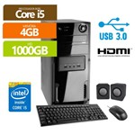 Ficha técnica e caractérísticas do produto Computador Premium Business Intel Core I5 4gb 1tb Hdmi Usb 3.0 Kit (mou,tec,caixa) - Premium