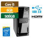 Computador Premium Business Intel Core I5 8gb 500gb Hdmi Usb 3.0