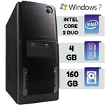 Ficha técnica e caractérísticas do produto Computador Premium Intel Core 2 Duo 1,8 Ghz Mem 4gb HD 160gb Windows 7