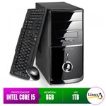 Ficha técnica e caractérísticas do produto Computador Smart Pc 80226 Intel Core I5 (8GB HD 1TB) Linux