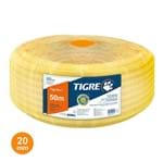 Ficha técnica e caractérísticas do produto Conduite Corrugado Amarelo 20mm - Rolo com 50m - Tigre - Tigre