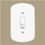 Ficha técnica e caractérísticas do produto Conjunto 1 Interruptor Simples Blanc 10a 250v Branco - Fame