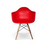 Ficha técnica e caractérísticas do produto Conjunto 4 Cadeiras Eiffel Eames Daw Vermelha