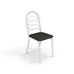 Ficha técnica e caractérísticas do produto Conjunto 4 Cadeiras Holanda Crome - Preto