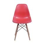 Ficha técnica e caractérísticas do produto Conjunto 6 Cadeiras Dkr Eames Polipropileno Base Eiffel Madeira Vermelha Inovakasa