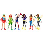 Ficha técnica e caractérísticas do produto Conjunto 6 Figuras de Ação Dxb28 Dc Super Hero Girls - Mattel