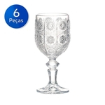Ficha técnica e caractérísticas do produto Conjunto 6 Taças de Vidro para Vinho 210ml Starry - Bon Gourmet - Transparente