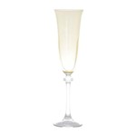 Ficha técnica e caractérísticas do produto Conjunto 6 Taças para Champagne de Vidro Alexandra 190Ml Rojemac Âmbar
