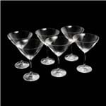 Ficha técnica e caractérísticas do produto Conjunto 6 Taças para Martini de Vidro com Titânio Gastro 280ml Rojemac Transparente