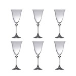 Ficha técnica e caractérísticas do produto Conjunto 6 Taças para Vinho Tinto de Vidro Sodo-Cálcico com Titanio Alexandra 250Ml