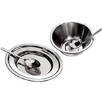 Ficha técnica e caractérísticas do produto Conjunto Arroz e Feijão Inox 4 Peças - La Cuisine