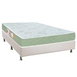 Ficha técnica e caractérísticas do produto Conjunto Box - Colchão Castor de Espuma D33 Sleep Max Euro + Cama Box Courino White - Casal 138x188