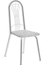Ficha técnica e caractérísticas do produto Conjunto 2 Cadeiras 182 Tecil Fantasia MÃ³veis Carraro Branco - Branco - Dafiti