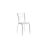 Ficha técnica e caractérísticas do produto Conjunto 2 Cadeiras Carraro 1700 Cromada Napa Branco