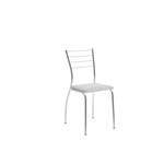 Ficha técnica e caractérísticas do produto Conjunto 2 Cadeiras Carraro 1700 Cromada Tecil Branco