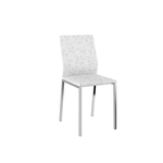 Ficha técnica e caractérísticas do produto Conjunto 2 Cadeiras Carraro 1804 Cromada Tecil Branco