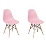 Ficha técnica e caractérísticas do produto Conjunto 6 Cadeiras Charles Eames Eiffel Wood Base Madeira - ROSA