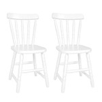 Ficha técnica e caractérísticas do produto Conjunto 2 Cadeiras de Cozinha Dalas Branca - Única