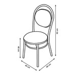 Ficha técnica e caractérísticas do produto Conjunto 2 Cadeiras em Aço 19020670 Camurça Conhaque/cromado - Carraro