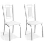 Ficha técnica e caractérísticas do produto Conjunto 2 Cadeiras Florença Branco