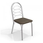 Ficha técnica e caractérísticas do produto Conjunto 2 Cadeiras Holanda Crome 2C009CR-21 Marrom - Kappesberg - Kappesberg