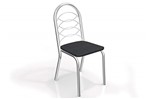Ficha técnica e caractérísticas do produto Conjunto 2 Cadeiras Holanda Crome 2C009CR-110 Preto - Kappesberg