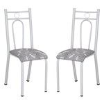 Ficha técnica e caractérísticas do produto Conjunto 2 Cadeiras Iguatemi Branco - Artefamol
