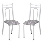 Ficha técnica e caractérísticas do produto Conjunto 2 Cadeiras Iguatemi Branco