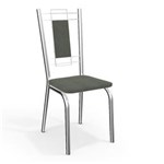 Ficha técnica e caractérísticas do produto Conjunto 2 Cadeiras Kappesberg Crome Florença - Oliva