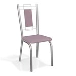 Ficha técnica e caractérísticas do produto Conjunto 2 Cadeiras Kappesberg Crome Florença - Purpura