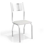 Conjunto 2 Cadeiras Kappesberg Crome Munique Ii Branco