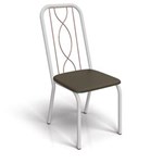 Ficha técnica e caractérísticas do produto Conjunto 2 Cadeiras Kappesberg Crome Viena Braco Fosco - Marrom
