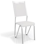 Ficha técnica e caractérísticas do produto Conjunto 2 Cadeiras Londres Crome Kappesberg Branco