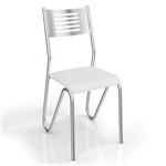 Ficha técnica e caractérísticas do produto Conjunto 2 Cadeiras Nápoles Crome Kappesberg Branco