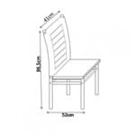 Ficha técnica e caractérísticas do produto Conjunto 2 Cadeiras Tókio Art Panta Cromado/Marrom