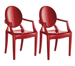 Ficha técnica e caractérísticas do produto Conjunto 2 Cadeiras Wind Plus Kappesberg UZ4003 - Vermelho