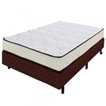 Ficha técnica e caractérísticas do produto Conjunto Cama Box Colchão Casal Ortopédico Sleep Extra Firme BF Colchões 138x188x17cm