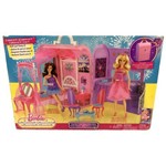 Conjunto Casa Quarto Encantado com Móveis e Acessórios - Barbie a Princesa e a Pop Star - Compacto Vira Maleta para Você...