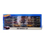 Ficha técnica e caractérísticas do produto Conjunto com 20 Carrinhos - Hot Wheels - Mattel Mattel