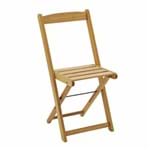 Ficha técnica e caractérísticas do produto Conjunto com 4 Cadeiras Dobráveis Veneza em Madeira Mestra Móveis (Stain Jatobá)